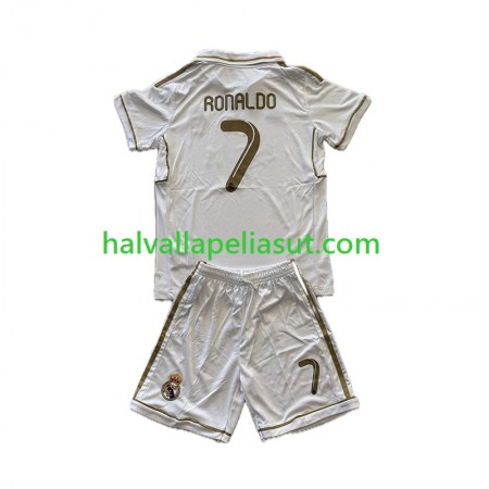 Jalkapallo Pelipaidat/Peliasut Real Madrid Cristiano Ronaldo 7 Retro Lasten Kotipaita 2011-2012 Lyhythihainen